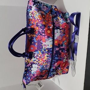 Vera Bradley Lighten Up Expandable Travel Bag  NWT   Rare,Retired,Impressionista
